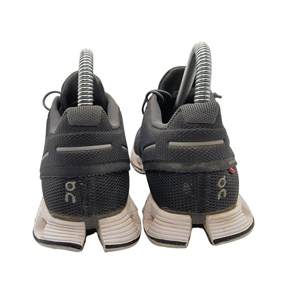 On Cloud Swiss Engineering Womens Size 7 Running Shoes Black White - Picture 6 of 12